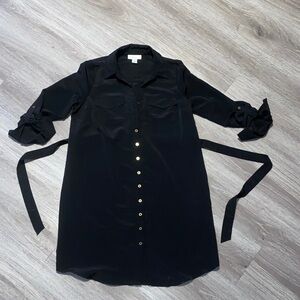 Motherhood Black Quarter Sleeve Dress